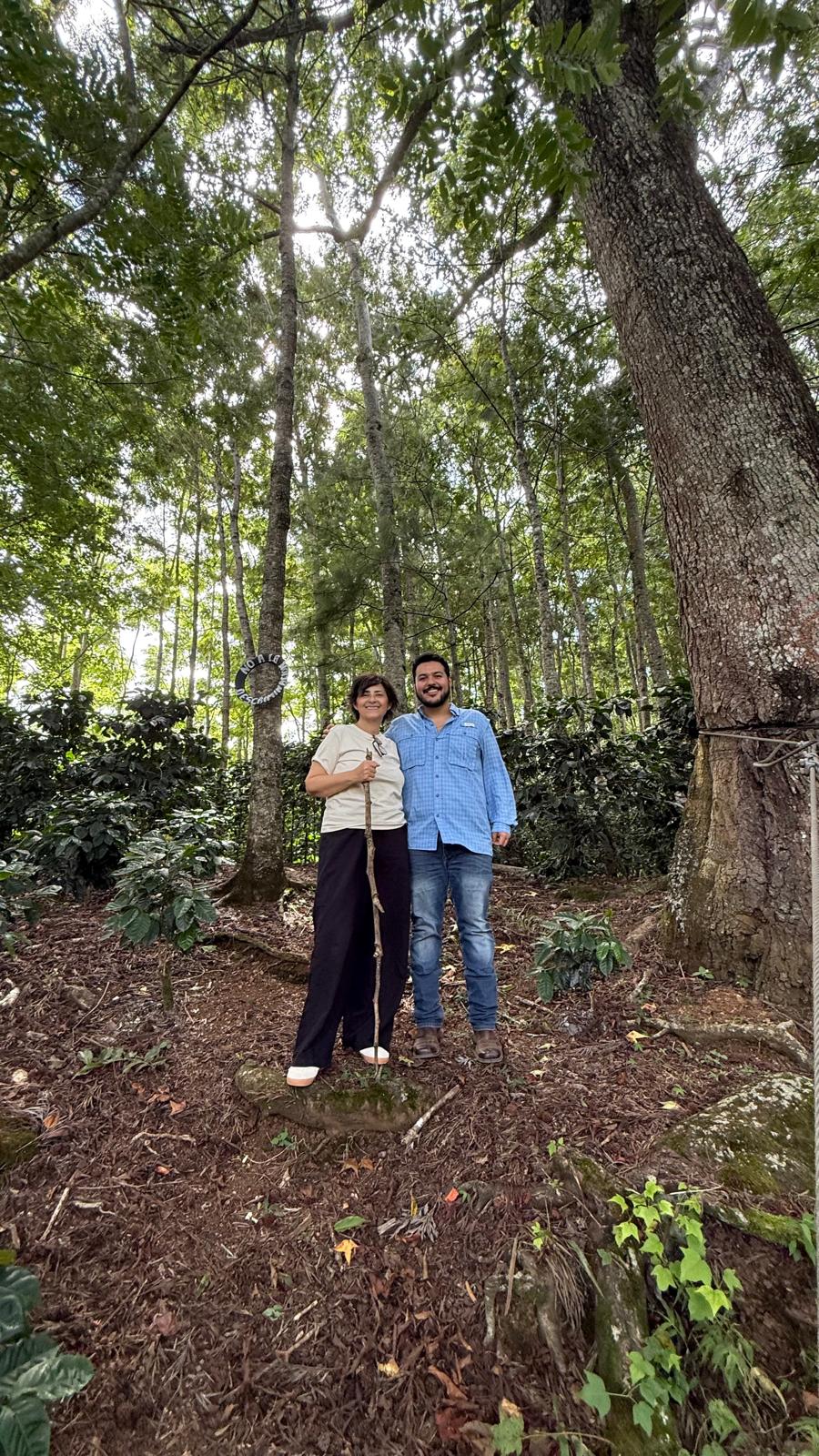 AgroDignity co-founders in a coffee grove, Copán, Honduras